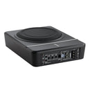VEVOR 20 cm 240 W zem sēdekļa automašīnas subwooferis ar iebūvētu pastiprinātāju, zema profila aktīvais auto subwooferis ar High/Low Level ieejām un skaļuma regulatoru, piemērots SUV, automašīnām, kravas auto un RV - ZEMLETES.LV