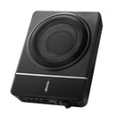 VEVOR 20 cm 240 W zem sēdekļa automašīnas subwooferis ar iebūvētu pastiprinātāju, zema profila aktīvais auto subwooferis ar High/Low Level ieejām un skaļuma regulatoru, piemērots SUV, automašīnām, kravas auto un RV - ZEMLETES.LV