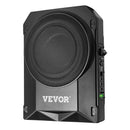 VEVOR 254 mm ar 200W nominālo un 400W maksimālo zem sēdekļa aktīvais auto subvuferis, plāns zemprofila bass skaļrunis ar iebūvētu pastiprinātāju, augsta/zema līmeņa ieeju un skaļuma regulatoru, piemērots SUV, vieglajām automašīnām, kravas auto - ZEMLETES.LV