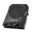 VEVOR 254 mm ar 200W nominālo un 400W maksimālo zem sēdekļa aktīvais auto subvuferis, plāns zemprofila bass skaļrunis ar iebūvētu pastiprinātāju, augsta/zema līmeņa ieeju un skaļuma regulatoru, piemērots SUV, vieglajām automašīnām, kravas auto - ZEMLETES.LV