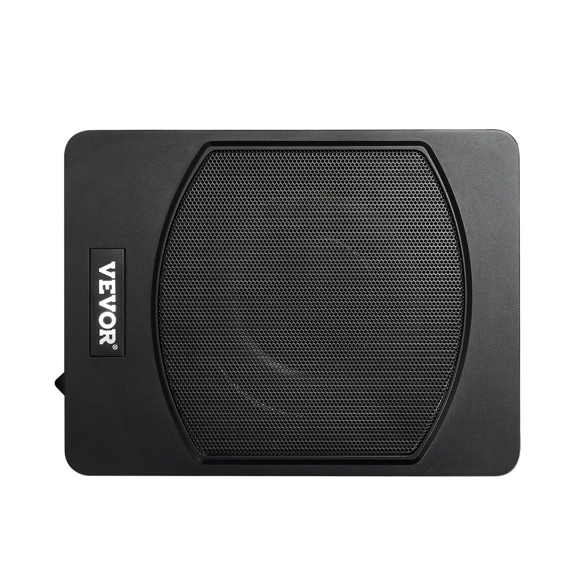 VEVOR 25 cm 240 W zem sēdekļa automašīnas subwooferis ar iebūvētu pastiprinātāju, zema profila aktīvais auto subwooferis ar High/Low Level ieejām un skaļuma regulatoru, piemērots SUV, automašīnām, kravas auto un RV - ZEMLETES.LV