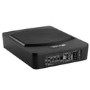 VEVOR 25 cm 240 W zem sēdekļa automašīnas subwooferis ar iebūvētu pastiprinātāju, zema profila aktīvais auto subwooferis ar High/Low Level ieejām un skaļuma regulatoru, piemērots SUV, automašīnām, kravas auto un RV - ZEMLETES.LV