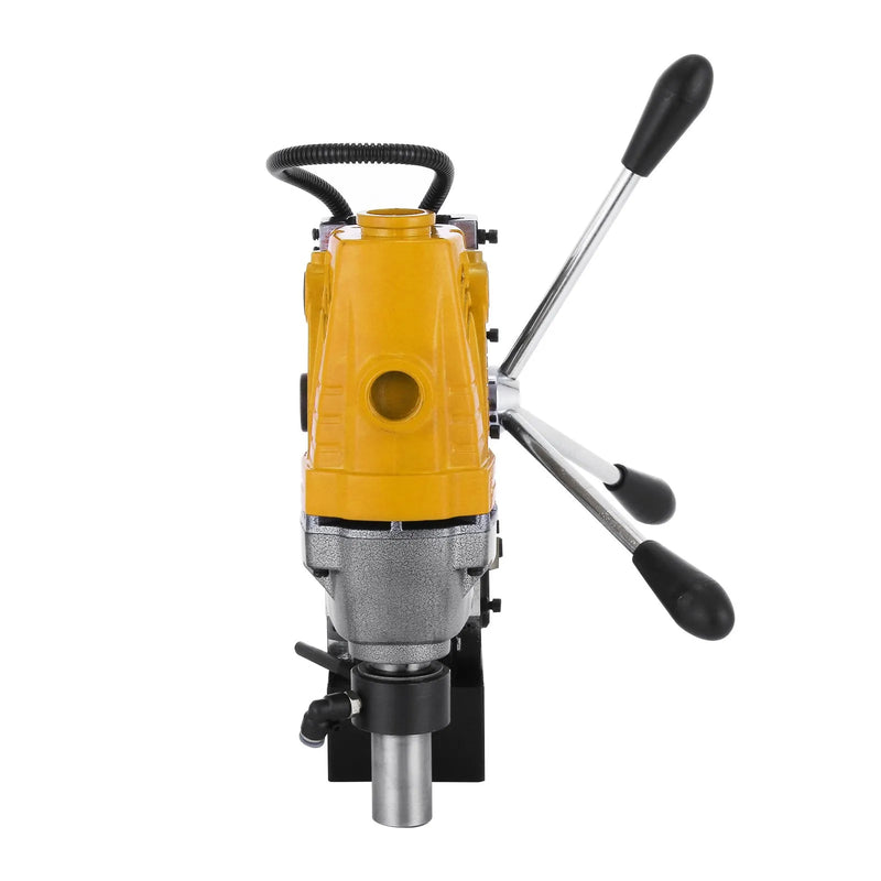 VEVOR MD40 elektriskā magnētiskā urbjmašīna, Ø38,1 mm urbšanas diametrs, 1100 W, ar 11 gab. HSS serdeņurbju komplektu, kompakta urbjmašīna ar pārslēdzamu magnētu un precīzu serdeņurbšanas sistēmu