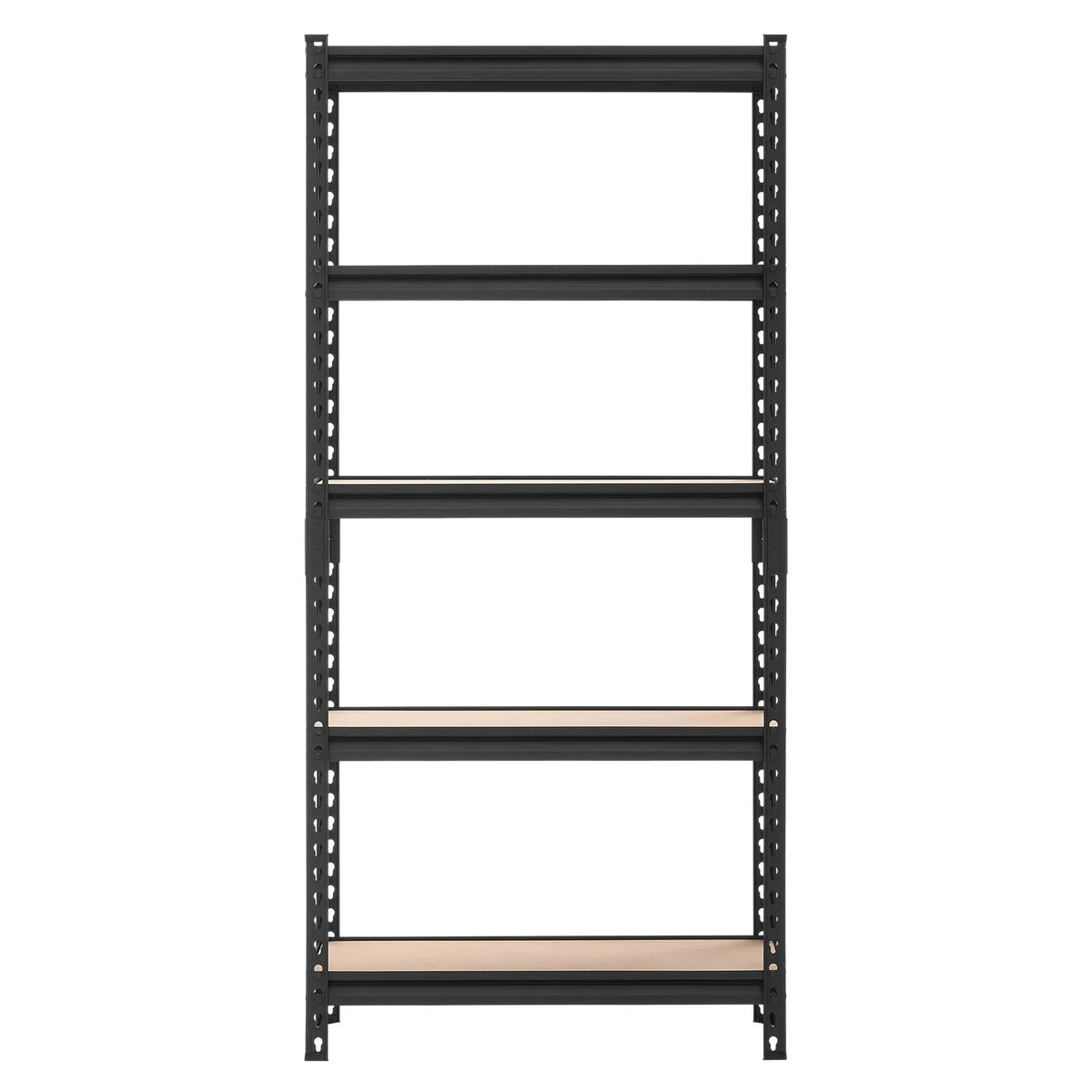 VEVORi 5-korruseline metallriiulite süsteem, kandevõime 907,2 kg, reguleeritavad hoiuriiulid garaažile, panipaigale, keldrile ja vannitoale, 720 × 309 × 1520 mm