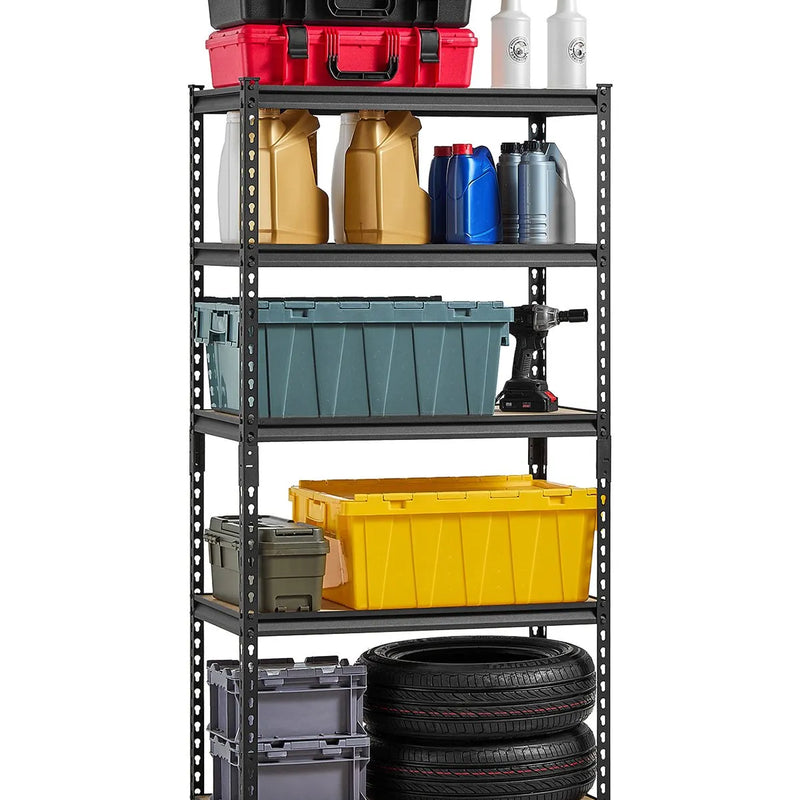 Платформа Uzglabāšanas 5 лимений, 40,6 см дзилюмс x 81,3 см платумс x 159,5 см аугстумс, метала плаукту система garāžai