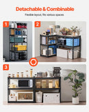 Платформа Uzglabāšanas 5 лимений, 40,6 см дзилюмс x 81,3 см платумс x 159,5 см аугстумс, метала плаукту система garāžai