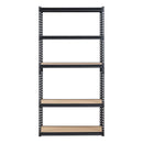 Uzglabāšanas plaukti 5 līmeņu, garāžas plauktu sistēma, 406 mm dziļums × 914 mm platums × 1815 mm augstums