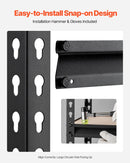 Uzglabāšanas plaukti 5 līmeņu, garāžas plauktu sistēma, 406 mm dziļums × 914 mm platums × 1815 mm augstums