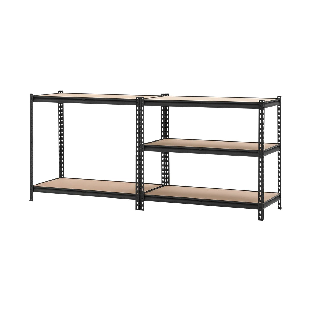 VEVOR Metal Shelving System 5 Tier, 1134 kg Load Capacity, Adjustable Storage Shelves for Garage, Warehouse, Basement and Kitchen, 1025 × 517 × 1813 mm