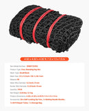 VEVOR apaļo siena ruļļu tīkls zirgiem, 1,5 × 1,5 × 1,5 m, acu izmērs 38,1 mm, no PE materiāla, bezmezglu konstrukcija, ar savilcējiem, adatas turētāju, remonta auklu un uzglabāšanas maisu, lēnās barošanas tīkls