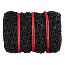 VEVOR apaļo siena ruļļu tīkls zirgiem, 1,5 × 1,5 × 1,5 m, acu izmērs 38,1 mm, no PE materiāla, bezmezglu konstrukcija, ar savilcējiem, adatas turētāju, remonta auklu un uzglabāšanas maisu, lēnās barošanas tīkls