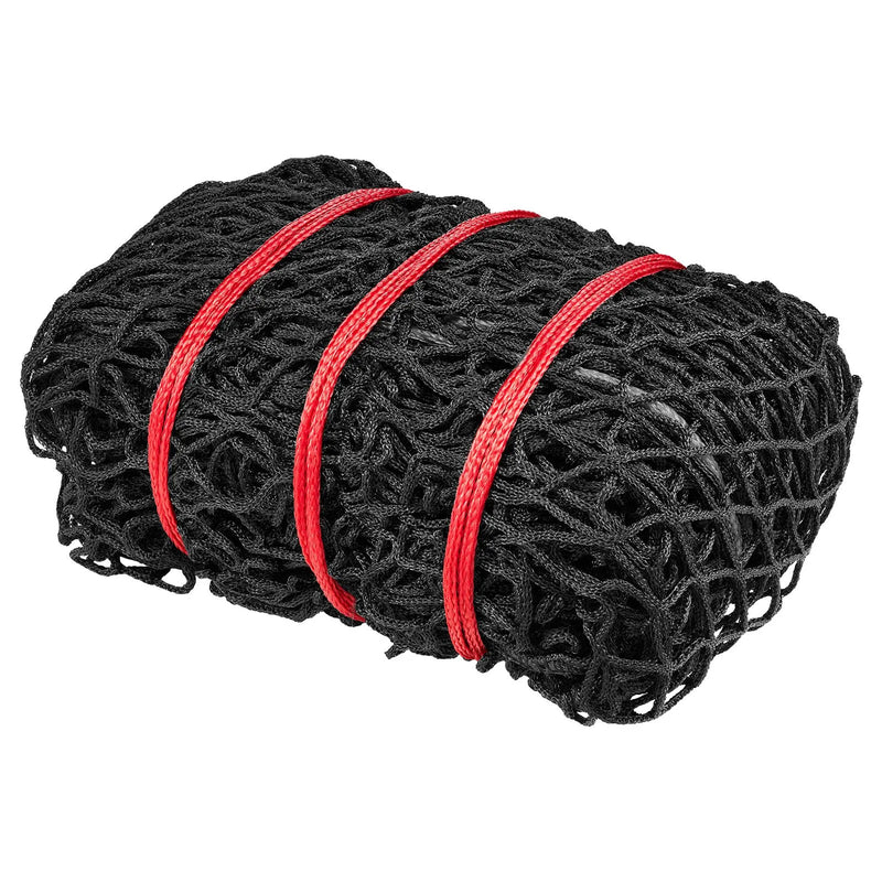 VEVOR apaļo siena ķīpu tīkls 1,8 × 1,8 × 1,8 m, acu izmērs 38,1 × 38,1 mm, PE materiāls, bezmezglu konstrukcija, komplektā savilcēji, adata, remonta aukla un uzglabāšanas soma, lēnās barošanas tīkls zirgiem - ZEMLETES.LV