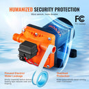 VEVOR ūdens membrānu sūknis, maks. plūsma 13,25 l/min, nominālais spiediens 3,8 bar (regulējams 2,8–5,5 bar), 12,7 mm MNPT pašiesūcošs smidzināšanas sūknis ar spiediena slēdzi kemperiem, laivām, dārza sistēmām, FCC sertificēts