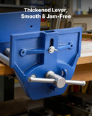 VEVOR galdniecības skrūvspīles, žokļu platums 178 mm, ātrās atbrīvošanas darbagalda skrūvspīles, maks. žokļu atvērums 203 mm, izturīga čuguna konstrukcija, regulējama priekšējā atdure, koka apstrādei un urbšanai