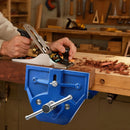 VEVOR galdniecības skrūvspīles, žokļu platums 178 mm, ātrās atbrīvošanas darbagalda skrūvspīles, maks. žokļu atvērums 203 mm, izturīga čuguna konstrukcija, regulējama priekšējā atdure, koka apstrādei un urbšanai