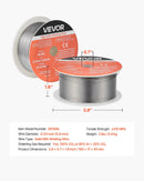 VEVOR ER308L MIG metināšanas stieple 0,8 mm, 0,9 kg, nerūsējošais tērauds