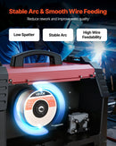 VEVOR MIG metināšanas stieple ER70S-6, 0,6 mm, 4,5 kg, zema šļakstīšanās, ar paaugstinātu deoksidētāju saturu, tērauda metināšanai aizsarggāzes vidē