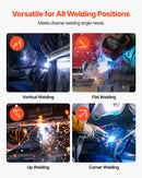 VEVOR pašekranētā pulverstieple E71T-11, Ø0,9 mm, 2 × 0,45 kg, bezgāzes MIG metināšanai, zema šļakstīšanās, piemērota visām metināšanas pozīcijām un darbam ārā (2 ruļļu komplekts)