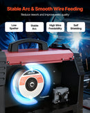 VEVOR pašekranētā pulverstieple E71T-11, Ø0,9 mm, 4,5 kg, bezgāzes MIG metināšanai, zema šļakstīšanās, piemērota visām metināšanas pozīcijām un darbam ārā