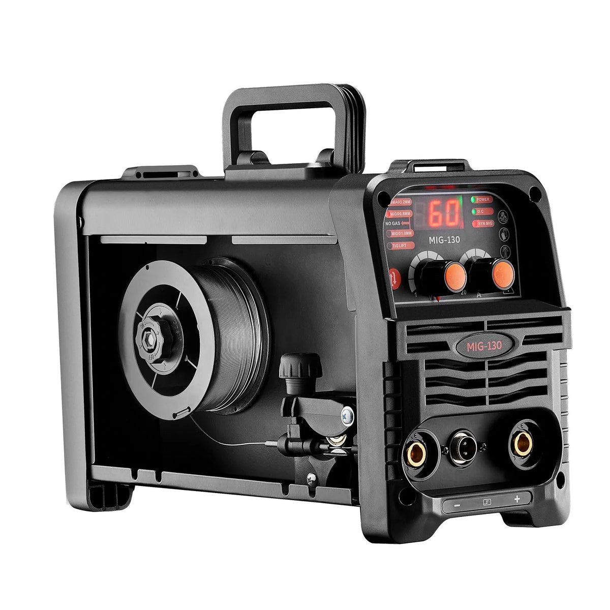VEVOR MIG Welding Machine 130 A 3 in 1 – Gasless MIG, MMA, Lift TIG, Synergic, IGBT