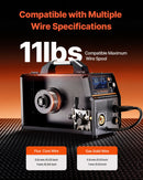 Metināšanas aparāts VEVOR 160 A, 4-in-1 MIG/Flux/MMA/Lift TIG