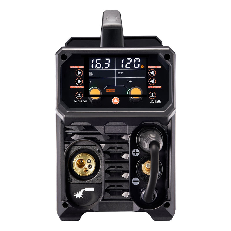 Metināšanas aparāts VEVOR 200 A, 5-in-1 MIG/Plus/MMA/Lift TIG/Spool püstol, sinerģisks