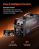 Metināšanas aparāts VEVOR 200 A, 5-in-1 MIG/Plus/MMA/Lift TIG/Spool püstol, sinerģisks