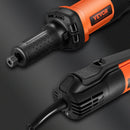 VEVOR tiešais rokas frēzētājs 6,4 mm, jaudīgs taisnais frēzētājs, 30 000 apgr./min, ar 6 maināmiem ātrumiem