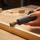 VEVOR tiešais rokas frēzētājs 6,4 mm, jaudīgs taisnais frēzētājs, 30 000 apgr./min, ar 6 maināmiem ātrumiem