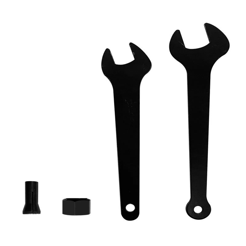 VEVOR tiešais rokas frēzētājs 6,4 mm, jaudīgs taisnais frēzētājs, 30 000 apgr./min, ar 6 maināmiem ātrumiem