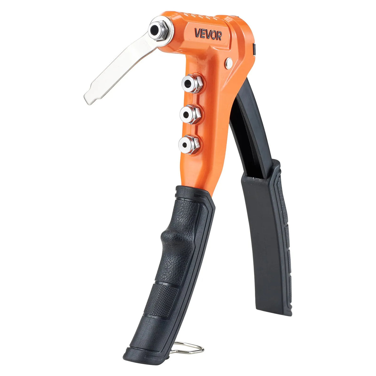 VEVOR Rivet Nut Tool 230 mm with 8 Mandrels, Step Drill and 80 Rivet Nuts (M3–M6, 6-32 to 1/4-20 UNC), with Carrying Case