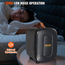 4L VEVOR Mini Ledusskapis, Pārnēsājams AC/DC Dzesētājs un Sildītājs, Melns