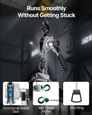 VEVOR rokas sviras ķēdes pacēlājs, 500 kg kravnesība, 6 m pacelšanas augstums, G80 sakausējuma tērauda ķēde ar dubultklikšķa mehānisko bremzi un 360° rotējošiem āķiem, piemērots noliktavām, būvniecībai un garāžām