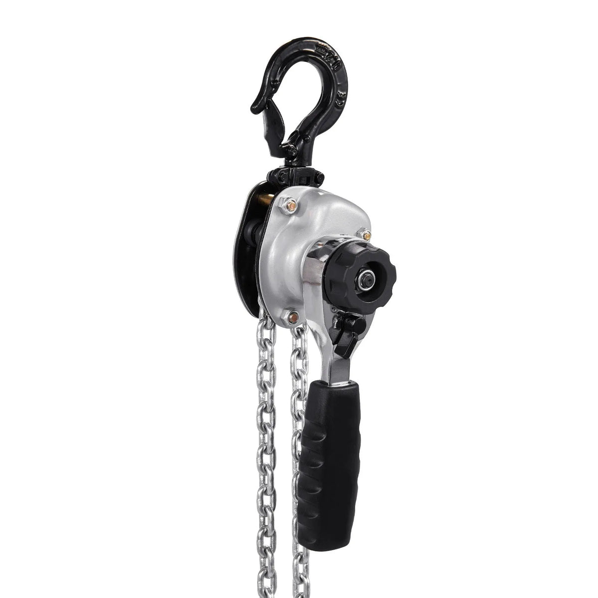 VEVOR Manual Lever Chain Hoist, 0.5 t (500 kg) Lifting Capacity, Heavy-Duty Hoist with 3 m Lifting Height, G80 Alloy Steel Chain and Dual Dog Mechanical Brake, 360° Rotating Hooks, Suitable for Warehouses, Construction and Garages