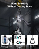 VEVOR manuālais sviras ķēdes pacēlājs, 0,25 t (250 kg) celtspēja, 3 m celšanas augstums, G80 sakausējuma tērauda ķēde ar dubultā suņa bremzi un 360° rotējošiem āķiem, piemērots noliktavām, būvniecībai un garāžām