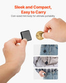 VEVOR magnētiskais balss aktivizētais ierakstītājs, 128 GB, digitālais audio ierakstītājs ar atskaņošanu, 8730 stundu ieraksta ietilpība, 100 stundu akumulatora darbības laiks, USB-C audio ierakstītājs MP3 formātā lekcijām, sapulcēm un intervijām