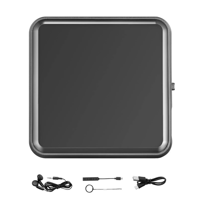 VEVOR magnētiskais balss aktivizētais ierakstītājs, 128 GB, digitālais audio ierakstītājs ar atskaņošanu, 8730 stundu ieraksta ietilpība, 100 stundu akumulatora darbības laiks, USB-C audio ierakstītājs MP3 formātā lekcijām, sapulcēm un intervijām