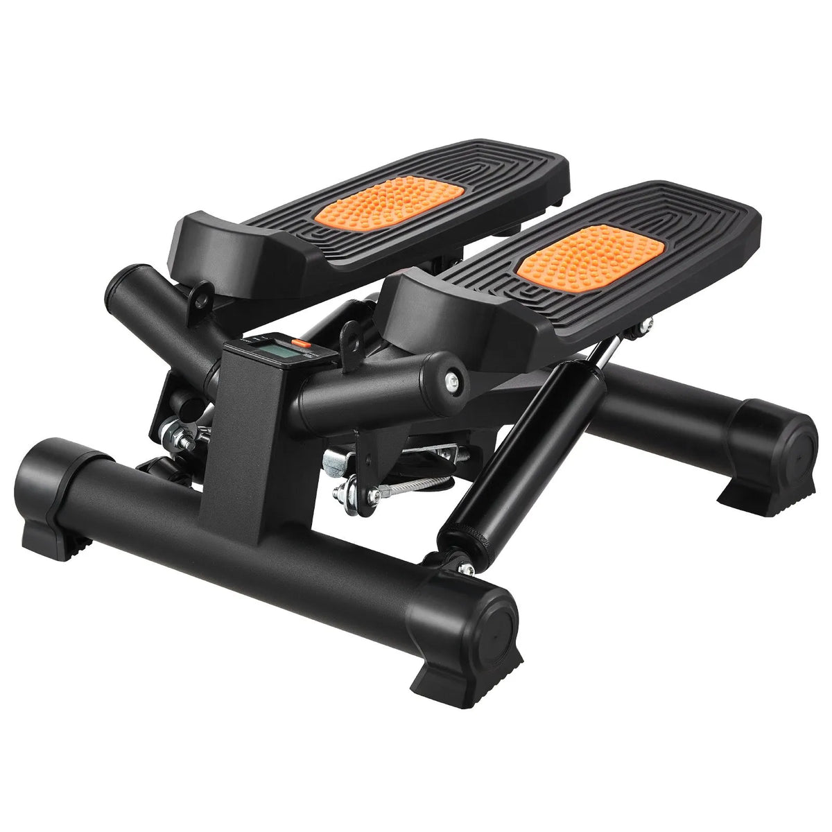 VEVOR Mini Twist Stepper with Resistance Bands, Stair Climber Home Trainer, Compact