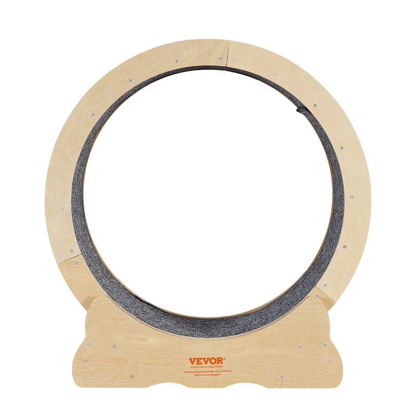 VEVOR kaķu skriešanas ritenis ar noņemamu paklāju un rotaļlietu, 75 cm trenažieris skriešanai, iešanai un treniņiem telpās, piemērots vairumam kaķu