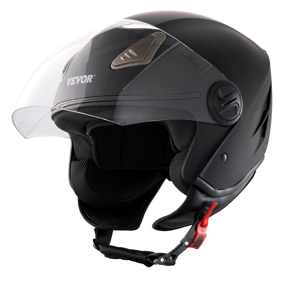 VEVOR ¾ Face Motocross Helmet with Bluetooth Socket