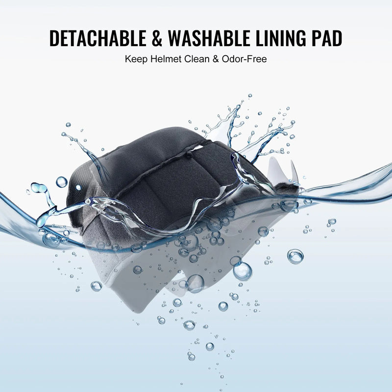 VEVOR motocikla ķivere bez sejas aizsarga ar Bluetooth sakaru sistēmu, ABS un augsta blīvuma korpuss ar maināmu vizieri, DOT sertificēta motokrosa ķivere, piemērota jauniešiem un pieaugušajiem