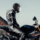 VEVOR motocikla ķivere bez sejas aizsarga, ABS un augsta blīvuma korpuss ar stiprinājuma vietu un maināmu vizieri, DOT sertificēta, piemērota jauniešiem un pieaugušajiem - ZEMLETES.LV