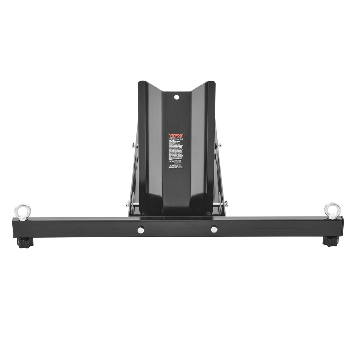 VEVOR Motorcycle Stand with Tyre Chock – Front or Rear Wheel, 381 mm Size