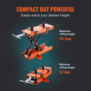 VEVOR motocikla šķērveida pacēlājs ar platformu, 500 kg celtspēja, piemērots ATV, krosa motocikliem un citiem mazajiem transportlīdzekļiem