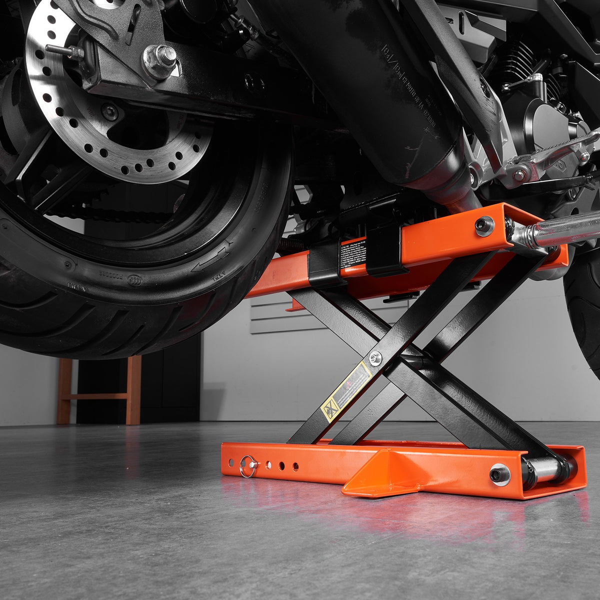 VEVOR Motorcycle Cross Jack with Platform, 500 kg Lifting Capacity, Suitable for ATV, Dirt Bikes and Other Small Vehicles
