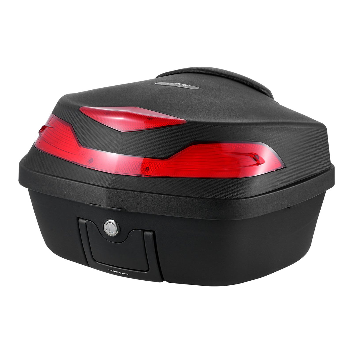 VEVOR 48 L Motorcycle Top Box with Reflective Panel