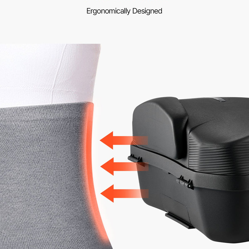 VEVOR 48 L motocikla bagāžas kaste ar atstarojošu paneli