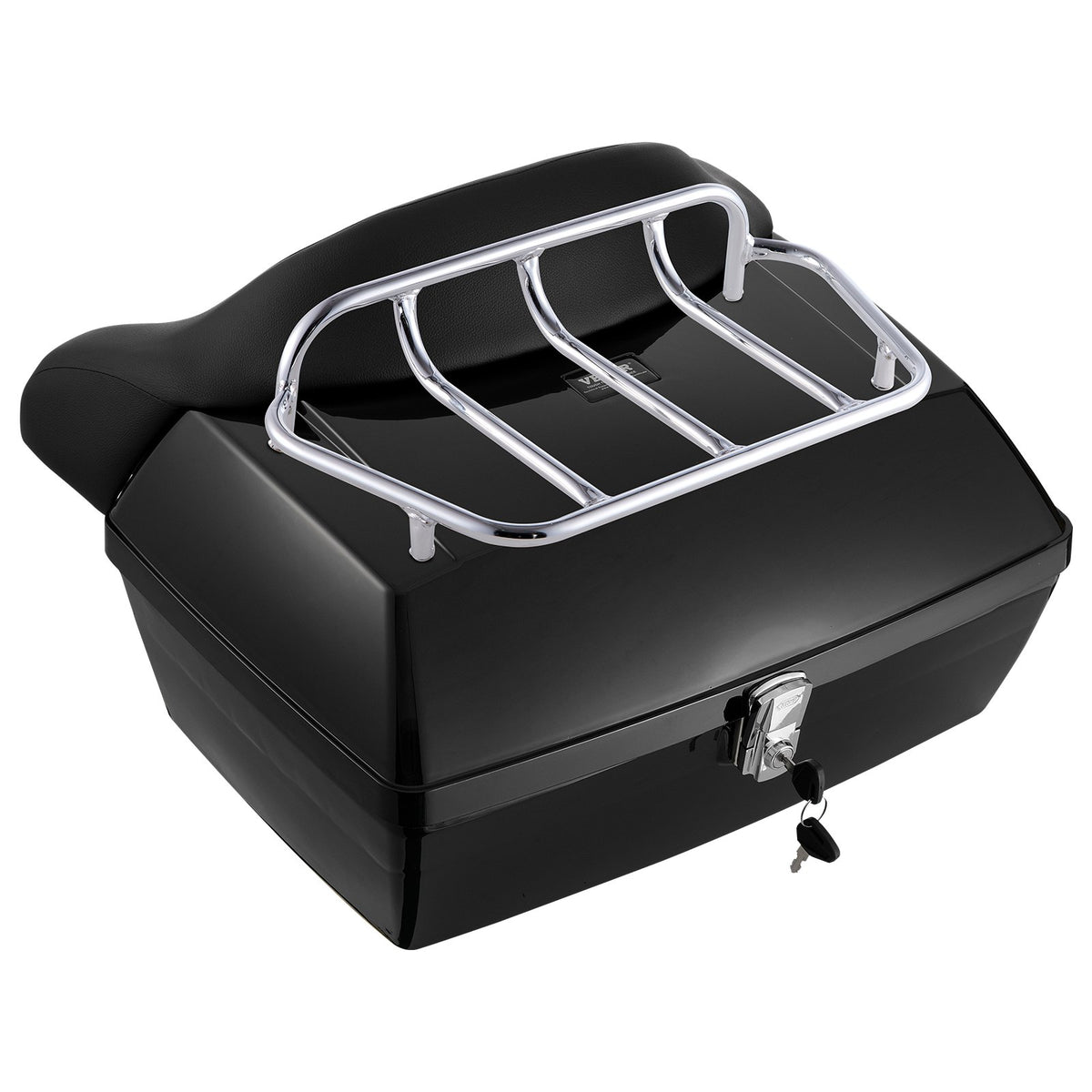 VEVOR 48L Universal Motorcycle Top Box with Reflective Panel