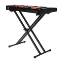 VEVOR glokenspīls ar 32 notīm, profesionāls koka ksilofona perkusiju instruments ar augstumā regulējamu statīvu, 4 vālītēm un pārnēsājamo somu; mācību komplekts bērniem un pieaugušajiem