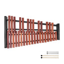 VEVOR glokenspīls ar 32 notīm, profesionāls koka ksilofona perkusiju instruments ar augstumā regulējamu statīvu, 4 vālītēm un pārnēsājamo somu; mācību komplekts bērniem un pieaugušajiem